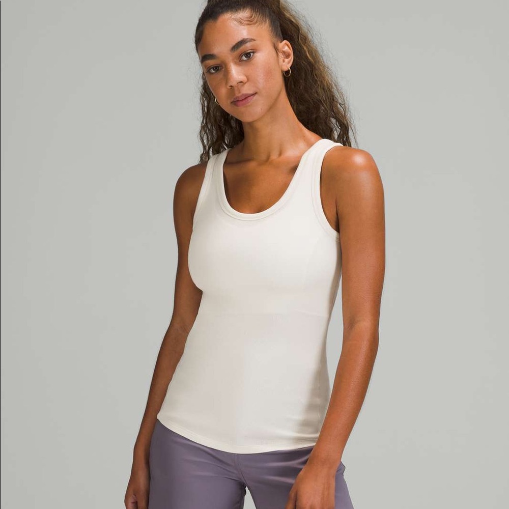 Lululemon Hold Tight Tank *white opal